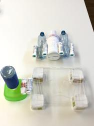 Raumschiff mit Landemodul