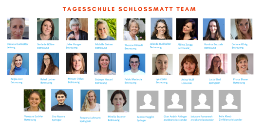 Team Tagesschule Schlossmatt